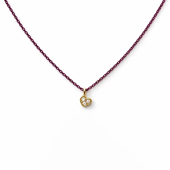 Collana Rue des Mille Donna in Oro Diamante Lab Grown 0.035 Ct 18K-GRV K6 DCUO - 18K-GRV K6 DCUO